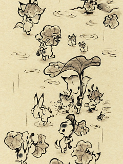 ハムスター ウサギなど 雨降り の待ち受け画像 壁紙 動物 パラダイス