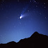 山とヘールボップ彗星2