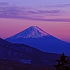 「春の富士夕景」