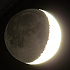 月齢4の地球照