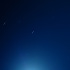 ジュピター、レグルス、月齢8.3の光跡
