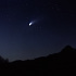 山とヘールボップ彗星