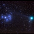マックホルツ彗星とM45(すばる)