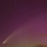 ニュージーランドの夜空で長大な尾を見せるマクノート彗星