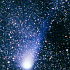 地球に接近中のハレー彗星