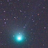 青く輝くマックホルツ彗星