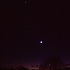 宵の西空に輝く木星、月、金星