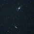 おおぐま座に輝く渦巻き銀河・M81と不規則銀河M82
