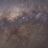 南天の銀河中心部