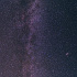 秋の天ノ川とアンドロメダ銀河
