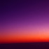 ニューカレドニア上空の夜明け