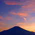 初秋の富士夕景