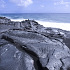ハワイ島の海岸の溶岩-アメリカ-