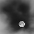 雲中の満月