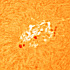 大規模フレアを起こす太陽黒点656群