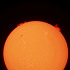 太陽ガスの放出現象直前の太陽面