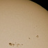 太陽面に現れた大黒点群1785と1787