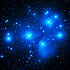 青い雲を纏うプレアデス星団