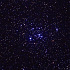 淡い冬の天の川の中に輝く散開星団・M47