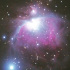 オリオン座大星雲と静止衛星