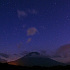 富士山と昇る秋の星座たち