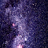 宝石箱の南十字星と銀河」エータ・カリーナ星雲