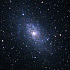 さんかく座の渦巻き銀河・M33
