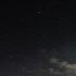 晩夏富士に輝く南斗六星、アルタイル