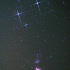 冬の三ツ星とオリオン大星雲