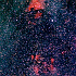 北アメリカ星雲とγ星付近の散光星雲