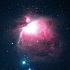 宇宙空間に広がるオリオン座大星雲のガス
