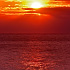 太平洋に昇る真っ赤な日ノ出