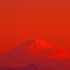 春の紅富士